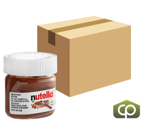 Nutella Hazelnut Spread .88 oz. Mini Glass Jar - 64/Case - Premium Ingredients - Chicken Pieces