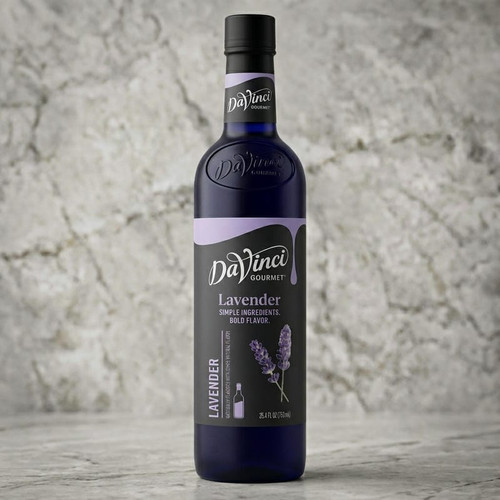 DaVinci Gourmet Classic Sweet and Floral Lavender Flavoring Syrup 750 mL - Chicken Pieces