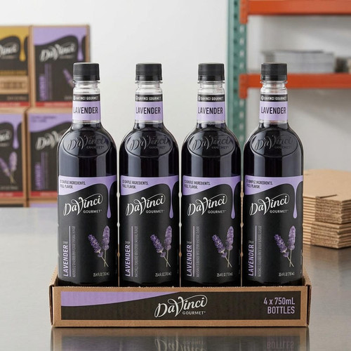 DaVinci Gourmet Classic Sweet and Floral Lavender Flavoring Syrup 750 mL - Chicken Pieces
