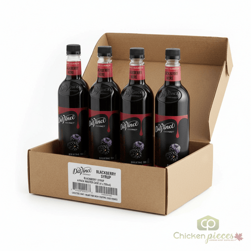 DaVinci Gourmet Classic Tart Blackberry Flavoring / Fruit Syrup 750 mL - Chicken Pieces