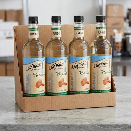 DaVinci Gourmet All-Natural Smooth Nutty Almond Flavoring Syrup 750 mL - Chicken Pieces