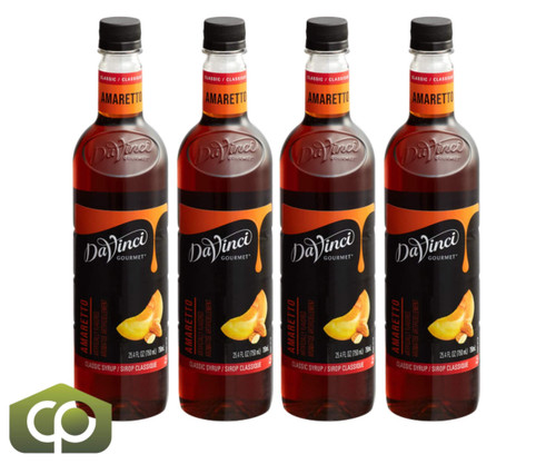 DaVinci Gourmet Classic Amaretto Flavoring Sweet Almond Syrup 750 mL -  - Chicken Pieces