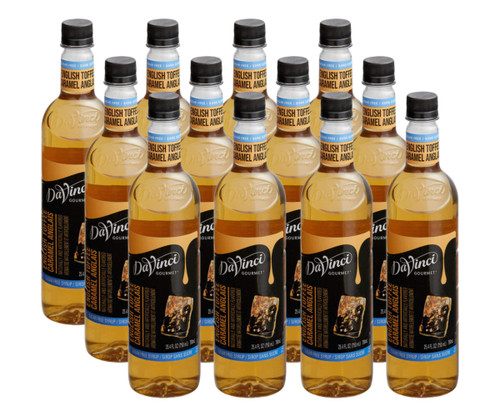 DaVinci Gourmet Sugar-Free English Toffee Bliss Flavoring Syrup 750 mL - Chicken Pieces