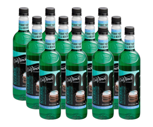 DaVinci Gourmet Sugar-Free Peppermint Paddy Sweetener Flavoring Syrup 750 mL - Chicken Pieces