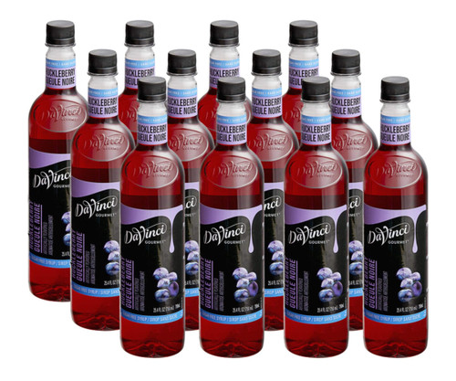 DaVinci Gourmet Sugar-Free Huckleberry Flavoring Syrup 750 mL Irresistible Berry - Chicken Pieces
