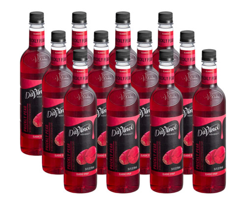 DaVinci Gourmet Classic Prickly Pear Flavoring 750 mL - Premium Fruit Syrup - Chicken Pieces