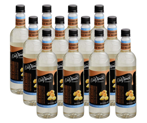 DaVinci Gourmet Sugar-Free Delight Macadamia Nut Flavoring Syrup 750 mL  - Chicken Pieces