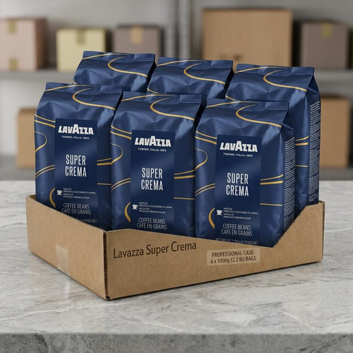 LAVAZZA Lavazza Super Crema Whole Bean Espresso 2.2 lb (6/Case)