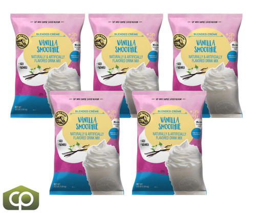 Big Train 3.5 lb. Vanilla Smoothie Mix - Creamy & Flavorful Base (5/Case)  - chicken pieces Big Train 3.5 lb. Vanilla Smoothie Mix - Creamy & Flavorful Base (5/Case)  - chicken pieces