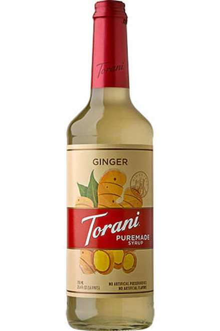 torani Torani Puremade Ginger Flavoring Syrup - 750 mL of Spicy Citrus (12/Case)  - chicken pieces