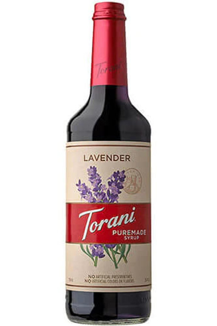 torani Torani Puremade Lavender Flavoring Syrup - 750 mL of Refreshing Floral (12/Case)  - chicken pieces