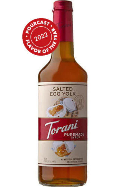 torani Torani Puremade Salted Egg Yolk Flavoring Syrup - 750 mL of Savory (12/Case)  - chicken pieces