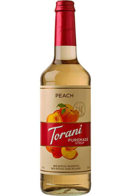 torani Torani Puremade Peach Flavoring Syrup - 750 mL of Glass Bottle (12/Case)  - chicken pieces