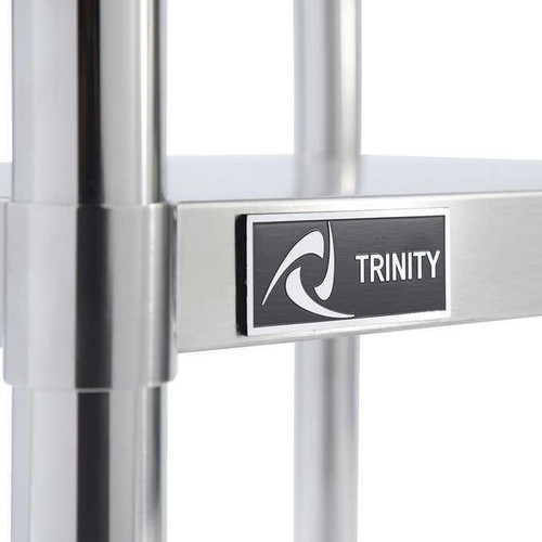 trinity TRINITY High Quality Versatile EcoStorage NSF Stainless Steel Prep Table 