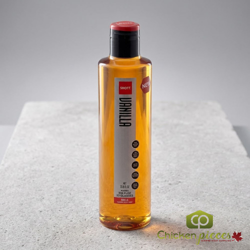 SHOTT Vanilla Flavoring Syrup - 1 Liter Bottle for Coffee and Cocktails