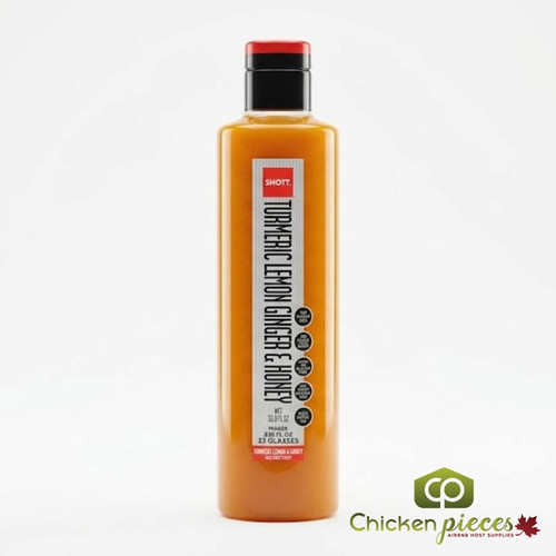 SHOTT Turmeric, Lemon, Ginger, and Honey Real Fruit Flavoring Syrup - 1 Liter