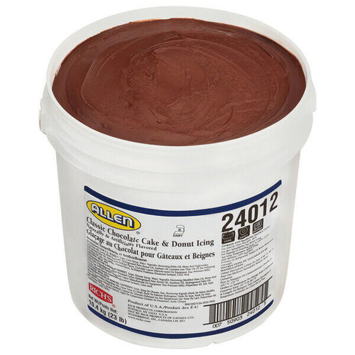  Rich's Classic Chocolate Cake & Donut Icing - 23 lb. Pail for Every Bite 