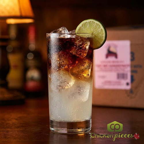 Goslings Ginger Beer Beverage Soda Syrup 1.5 Gallon Spice and Citrus Bag in Box - Chicken Pieces