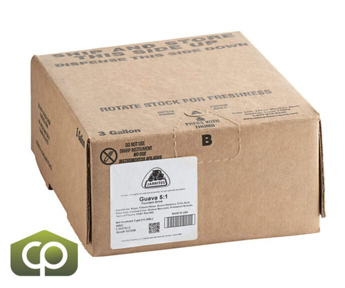 JarritosÂ® Guava Soda Syrup 3 Gallon Bag in Box - Tropical Guava Flavor - Chicken Pieces