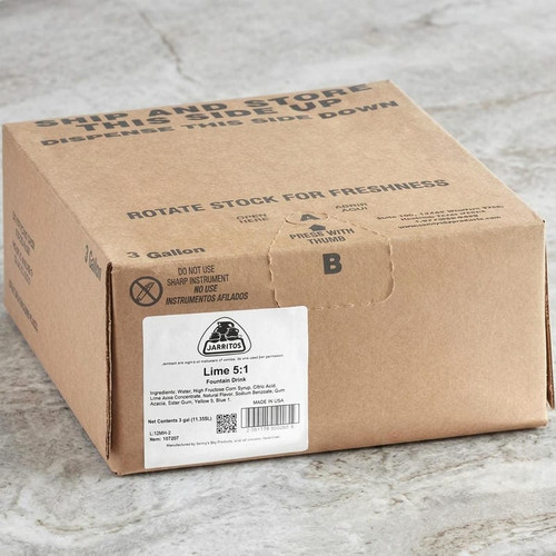JarritosÂ® Lime Soda Syrup 3 Gallon Bag in Box - Irresistible Sweet Lime Flavor - Chicken Pieces