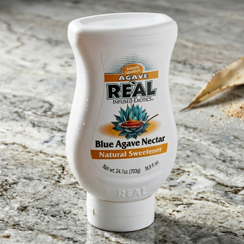 Real Blue Agave Nectar Natural Sweetener 16.9 fl. oz. - Sweet and Neutral Flavor - Chicken Pieces