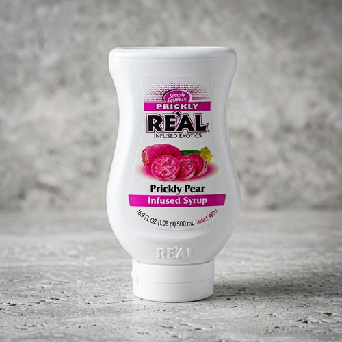 Real Prickly Pear Puree Infused Syrup 16.9 fl. oz. - Bittersweet Flavor - Chicken Pieces