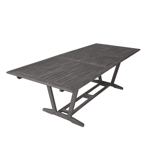 Distressed Grey Extendable Dining Table
