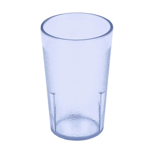 Cambro 9 7/10 oz Slate Blue Textured Plastic Tumbler (24/Case) - SAN Material - Chicken Pieces
