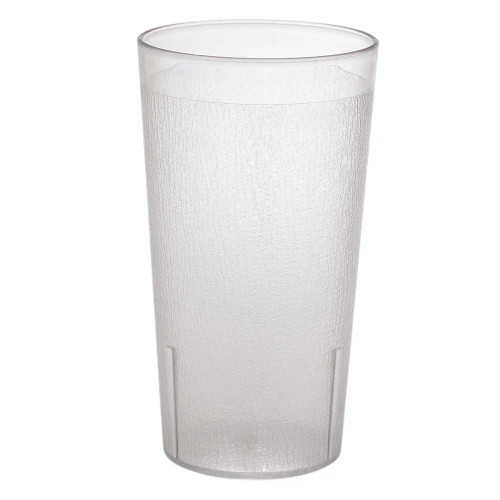 Cambro 17 oz Clear Textured Plastic Tumbler (48/Case) Polycarbonate Construction - Chicken Pieces