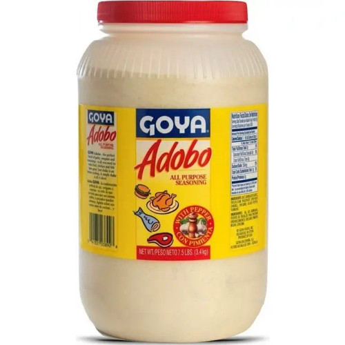 Goya 7.5 lb. Adobo All-Purpose Seasoning with Pepper (12/Case) Latin Spice Blend - Chicken Pieces