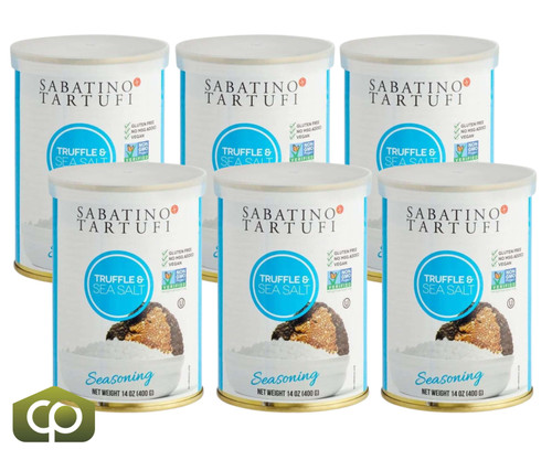 Sabatino Tartufi 14 oz. Truffle Sea Salt (6/Case) Enhance Your Dishes - Chicken Pieces