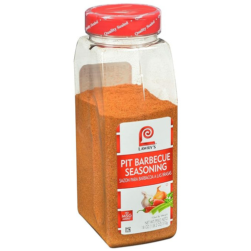 Lawry's Pit BBQ Seasoning, 18 oz. - 6/Case - Authentic Flavor for BBQ Creations - Chicken Pieces