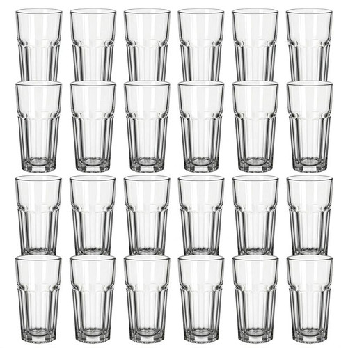 Libbey 15429 14 oz Gibraltar® Footed Pilsner Glass - DuraTuff® (24/Case) - Chicken Pieces