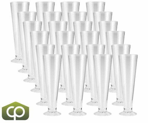 GET SW-1466-CL 16 oz Pilsner Polycarbonate Glass (24/Case) - Break-Resistant - Chicken Pieces