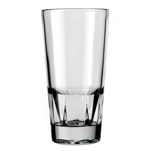 Libbey 15973 15 3/4 oz Stylish Cooler Glass w/ Diamond Pattern Gallery (12/Case) - Chicken Pieces