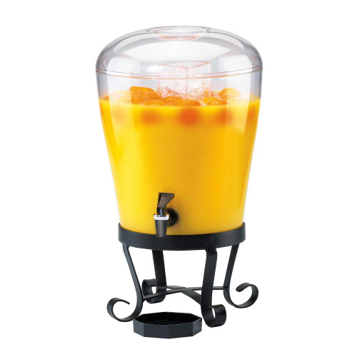 Cal-Mil Beverage Dispenser - Rounded Mod Design, 3 Gallon Capacity, Ice Chamber - Chicken Pieces