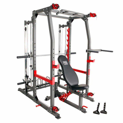 Marcy Pro Smith Cage with Bench Combo - Chicken Pieces