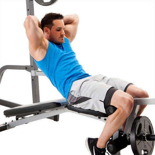 Marcy Cage System with Weight Lifting Bench - Chicken Pieces