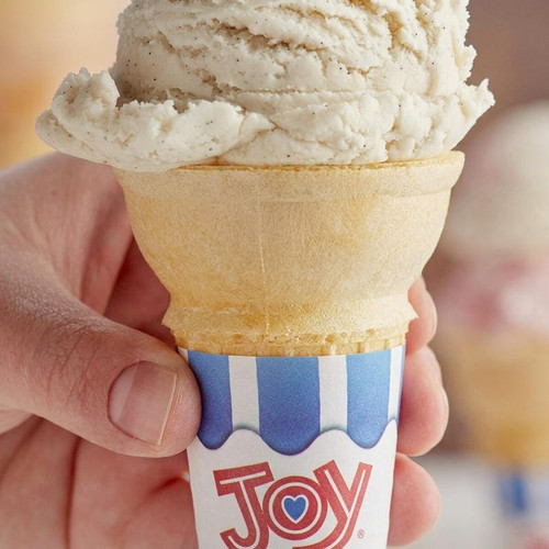JOY Joy #22 Flat Bottom Jacketed Cake Cone Dispenser Pack - 864/Case for Ice Cream