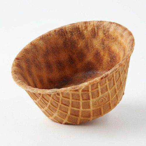 JOY Mini Waffle Cone Bowl - 144/Case | Perfect for Kid-Sized Sundaes