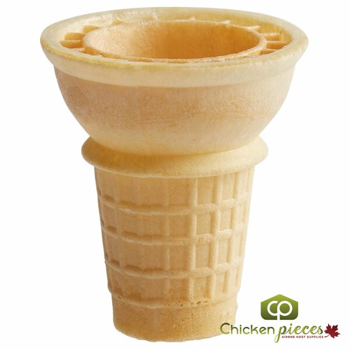 JOY #10 Flat Bottom Cake Cone - 338/Case | Perfect for Single
