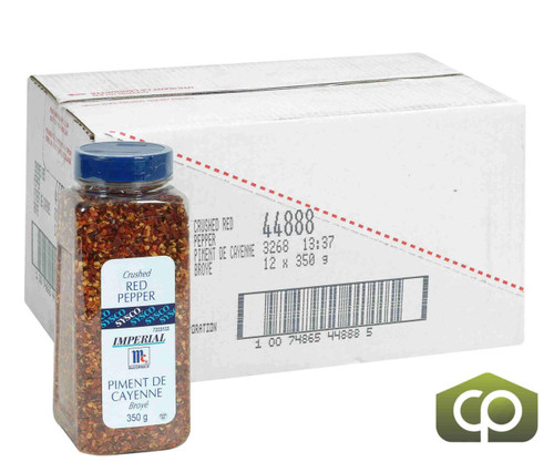McCormick Imperial Spice Red Crushed Pepper 350g (0.77 lbs) (12/Case)   McCormick Imperial Spice Red Crushed Pepper 350g (0.77 lbs) (12/Case)