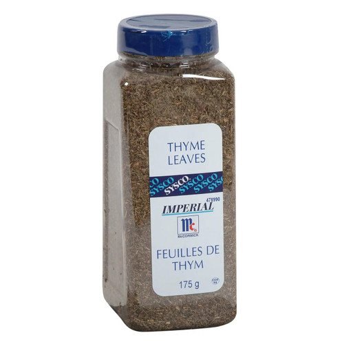 McCormick Imperial Spice Thyme Leaves 175g (0.39 lbs) (12/Case)   McCormick Imperial Spice Thyme Leaves 175g (0.39 lbs) (12/Case)