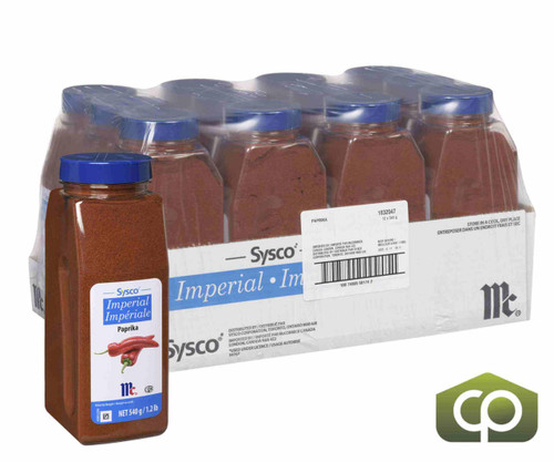 McCormick Imperial Spice Spanish Paprika 540g (1.19 lbs) (12/Case)   McCormick Imperial Spice Spanish Paprika 540g (1.19 lbs) (12/Case)
