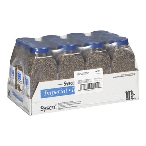  McCormick Imperial Spice Pepper Black Cracked(12/Case) 
