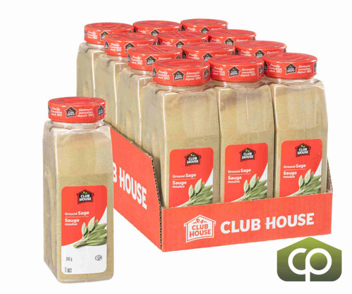 clubhouse Clubhouse Spice Sage Ground - Aromatic Herb with Woody Flavor, 12/Case 