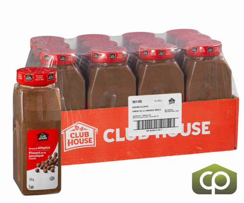 clubhouse Clubhouse Spice Allspice Ground 475 GR (1.05 lbs) (12/Case)  clubhouse Clubhouse Spice Allspice Ground 475 GR (1.05 lbs) (12/Case)