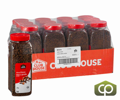 clubhouse Clubhouse Spice Clove Whole 375 GR (0.83 lbs) (12/Case)  clubhouse Clubhouse Spice Clove Whole 375 GR (0.83 lbs) (12/Case)