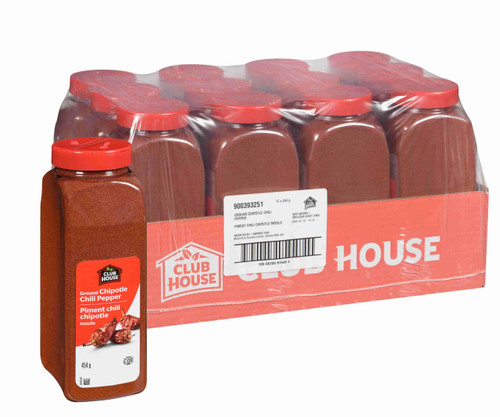 clubhouse Clubhouse Spice Pepper Ground Chipotle 454 G (1 lb) (12/Case)  clubhouse Clubhouse Spice Pepper Ground Chipotle 454 G (1 lb) (12/Case)