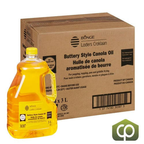 Bunge Foods Oil Canola Buttery Style PET 3 LT (4/Case) - 6.6 LBS   Bunge Foods Oil Canola Buttery Style PET 3 LT (4/Case) - 6.6 LBS